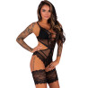 Livco Corsetti Fashion - Body Hawain Lc 90665 Noir L/Xl